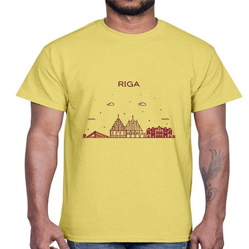 Riga 1729#- cities- Cotton Tee