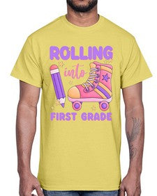 Rolling into first Grade 785#- first grade- Cotton Tee