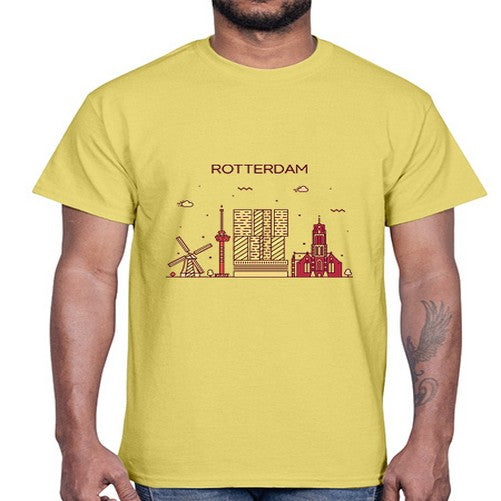 Rotterdam 1754#- cities- Cotton Tee