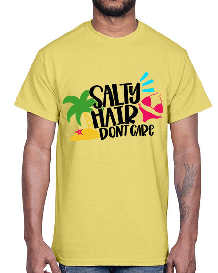 Salty Hair Dont Care Style 29#- summer- Cotton Tee