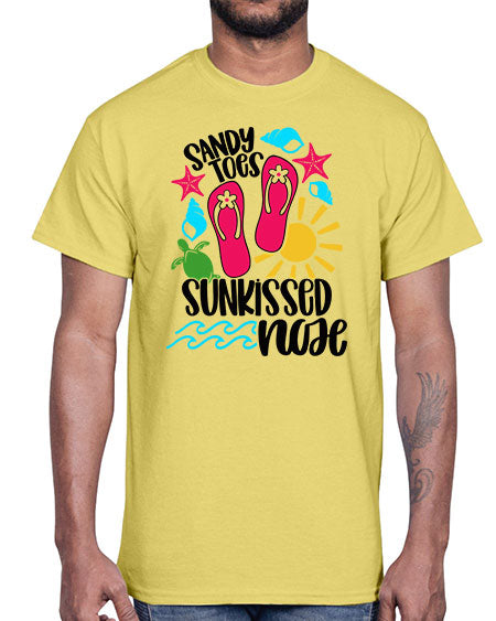 Sandy Toes Sunkissed Nose Style 27#- summer- Cotton Tee
