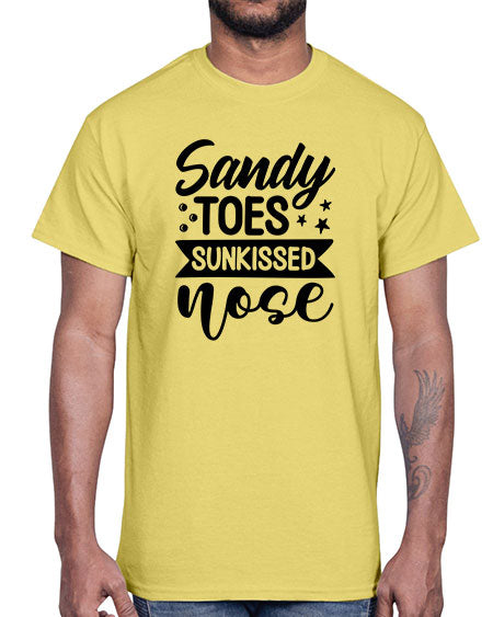 Sandy toes sunkissed nose 01#- summer- Cotton Tee