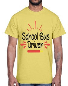 School Bus Driver 793#- graduation- Cotton Tee