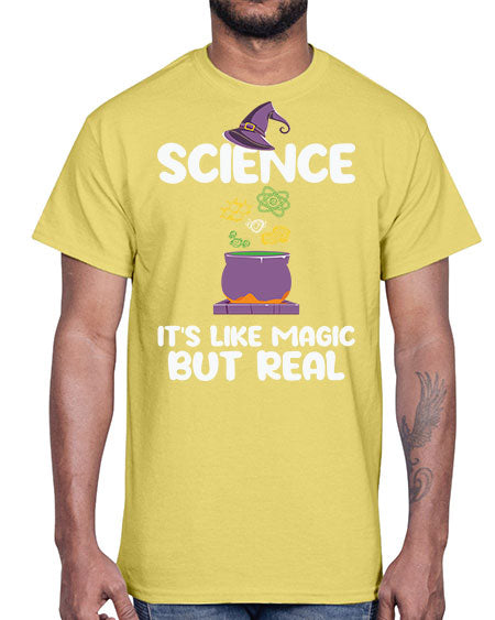 ScienceItsLikeMagicButScientistSkinite Scientist Skinite 48#- general science- Cotton Tee