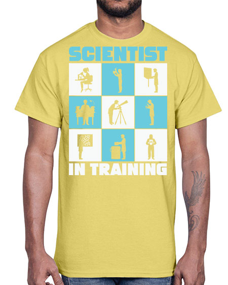 ScientistInTrainingScienceScientistSkinite Scientist Skinite 40#- general science- Cotton Tee