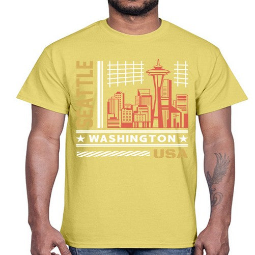 Seattle 1809#- cities- Cotton Tee