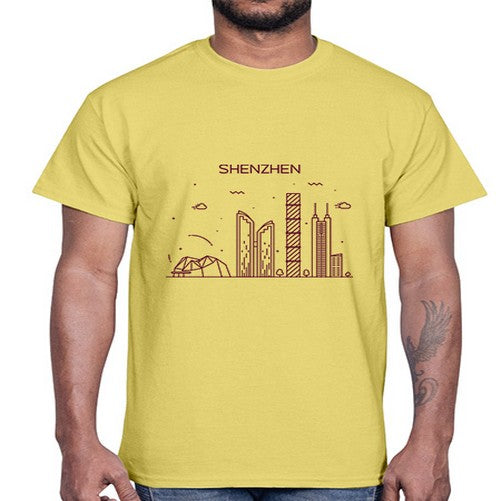 Shenzhen 1832#- cities- Cotton Tee