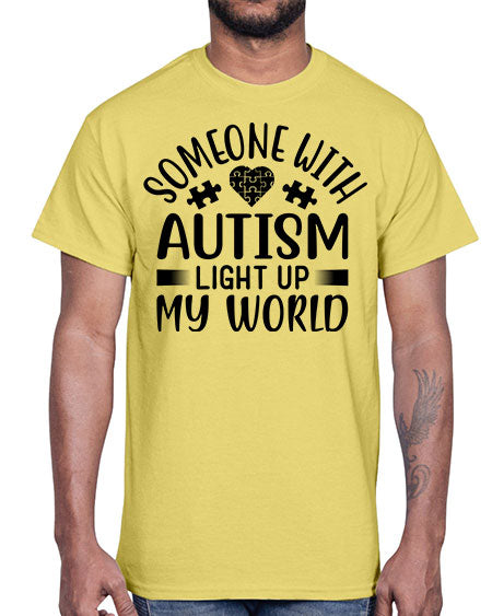 Some one with Style 50#- autism- Cotton Tee
