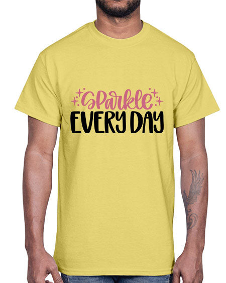 Sparkle Every Day Style 21#-makeup Cotton Tee