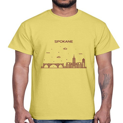 Spokane 1878#- cities- Cotton Tee