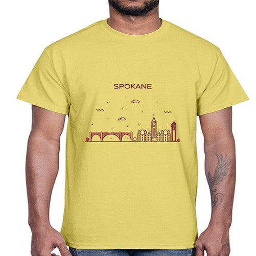 Spokane 1880#- cities- Cotton Tee