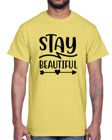 Stay Beautiful 147#-  fashion- Cotton Tee