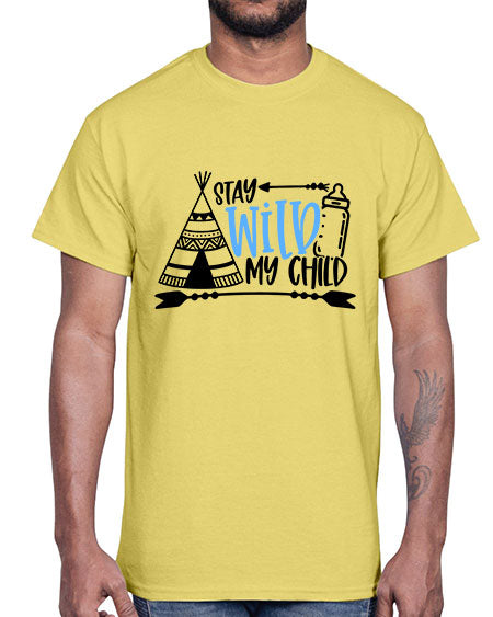 Stay Wild My Child Style 448#- baby- Cotton Tee