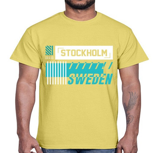 Stockholm 1893#- cities- Cotton Tee