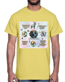 Straight Capricorn 471#- capricorn- Cotton Tee