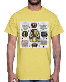 Straight Gemini 472#- gemini- Cotton Tee