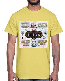 Straight Libra 474#- libra- Cotton Tee