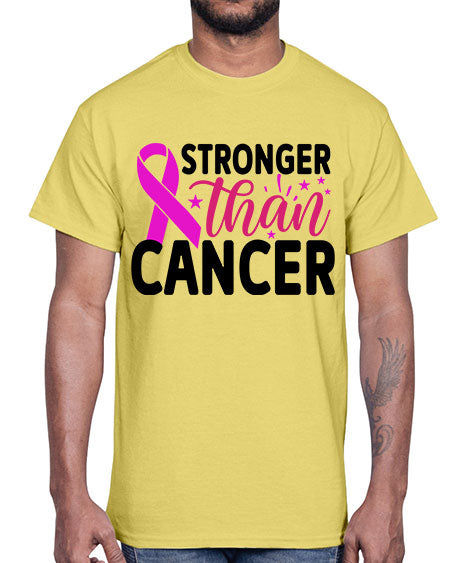 Stronger Than Cancer 6#- breast cancer- Cotton Tee