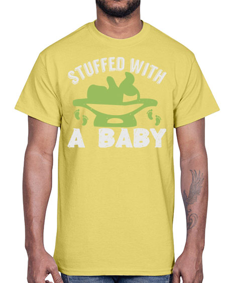 Stuffed with a Baby Style 211#- baby- Cotton Tee