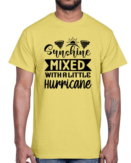 Sunshine mixed with a little hurricane 01#- summer- Cotton Tee