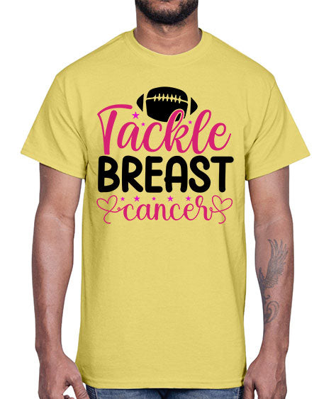 Tackle Breast Cancer 4#- breast cancer- Cotton Tee