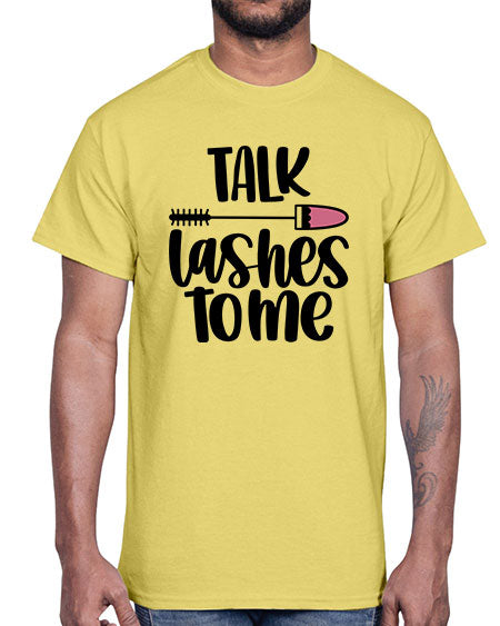 Talk Lashes To Me Style 16#-makeup Cotton Tee