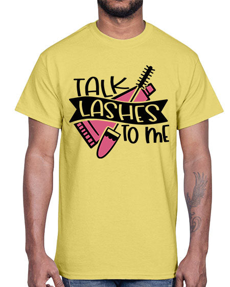 Talk Lashes To Me Style 17#-makeup Cotton Tee
