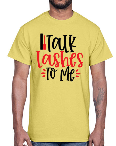 Talk Lashes To Me Style 219#-makeup Cotton Tee