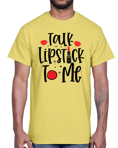 Talk Lipstick To Me Style 218#-makeup Cotton Tee