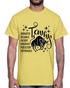 Taurus 486#- taurus- Cotton Tee