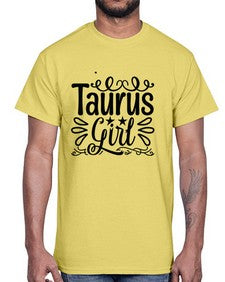 Taurus girl 497#- taurus- Cotton Tee