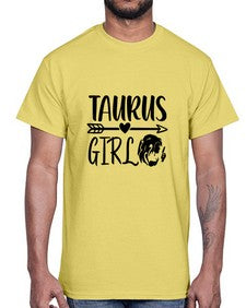Taurus girl 498#- taurus- Cotton Tee