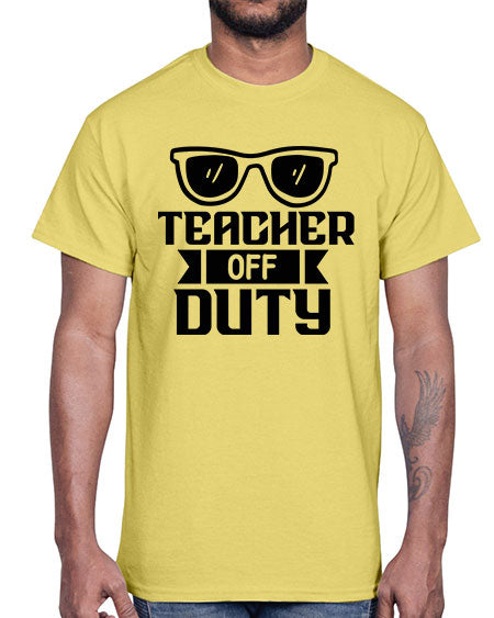 Teacher off duty 01#- summer- Cotton Tee