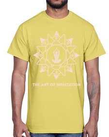 The Art of Meditation 543#- yoga- Cotton Tee
