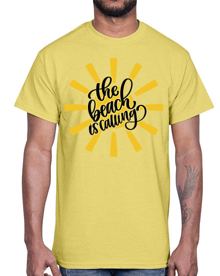 The Beachy Is Calling Style 10#- summer- Cotton Tee