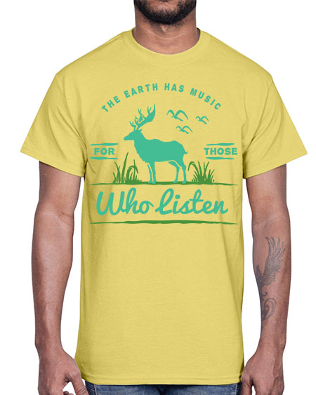 The Earth Has Music 15#- nature- Cotton Tee