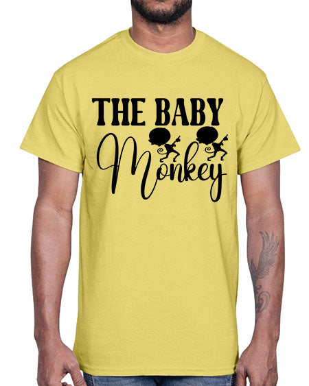 The baby monkey - monkey- Cotton Tee