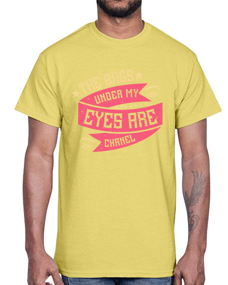 The bags under my eyes are Chanel Style 184#-makeup Cotton Tee