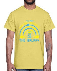 The best computer technician in the galaxy 13#- computer- Cotton Tee