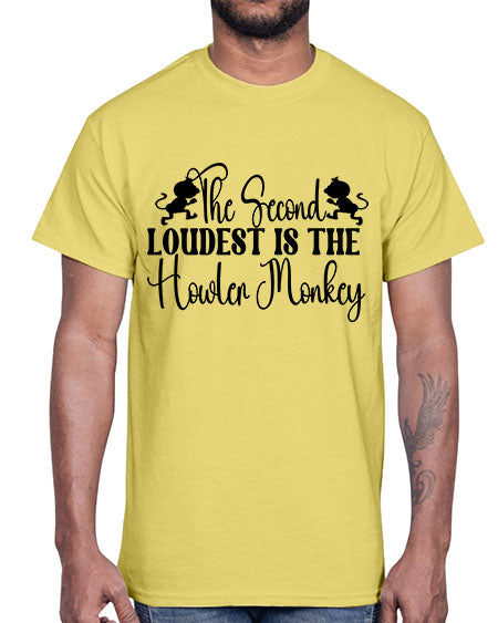 The second loudest is the - monkey- Cotton Tee