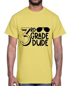 Third Grade Dude 957#- third grade- Cotton Tee