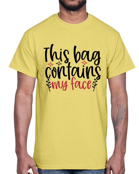 This bag contains my face Design Style 216#-makeup Cotton Tee