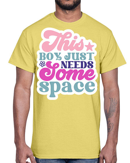This boy just needs some space 6#- space- Cotton Tee