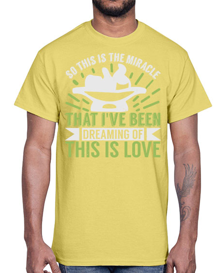 This is the miracle that i have been dreaming of Style 229#- baby- Cotton Tee