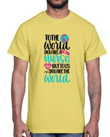 To The World You Style Style 1577#- nurse- Cotton Tee