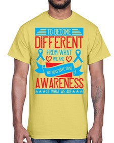 To become different from what we are we must have some awareness of what we are Style 11#- Self awareness- Cotton Tee