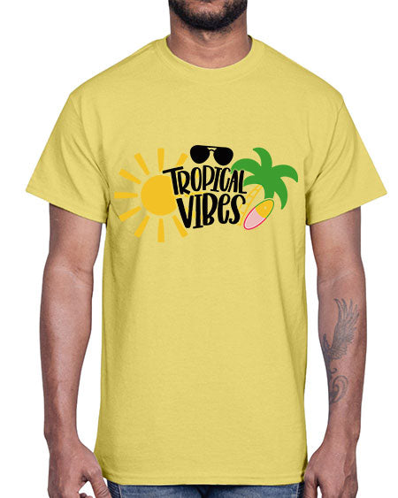 Tropical Vibes Style 9#- summer- Cotton Tee