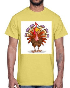 Turkey 258#- cartoon animals- Cotton Tee