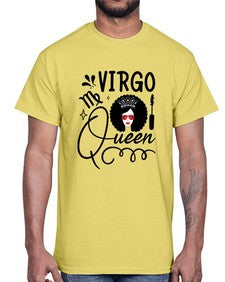 Virgo queen 541#- virgo- Cotton Tee