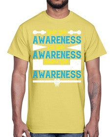 Walk with awareness Eat with awareness Breathe with awareness Style 9#- Self awareness- Cotton Tee